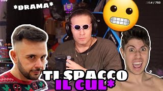 DISCUSSIONE MOLTO ACCESA TRA CICCIOGAMER KEKKOBOMBA E PORKU IN LIVE DA BLUR [upl. by Needan]