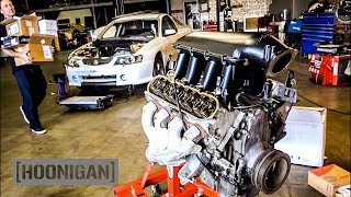 HOONIGAN DT 117 Holden Ute Gets Holley Everything for its LS1 Engine Build [upl. by Arahk18]