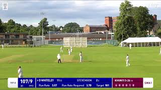 Belper meadows 1XI vs Swarkestone 1XI DCCL Prem [upl. by Anawed249]