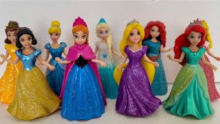 ASMR 5 MYSTERY SURPRISES Disney Princess Mattel Miniature Dolls Satisfying Unboxing NO Talking Video [upl. by Skardol]