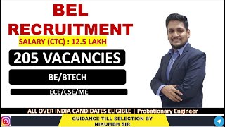 BEL PROBATIONARY ENGINEER RECRUITMENT  LATEST GOVERNMENT JOB UPDATES 2023 [upl. by Anma]