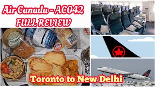 Canada to India Air Canada Flight AC042 2024 HORRIBLE EXPERIENCE aircanada india viralvideo [upl. by Kelci552]