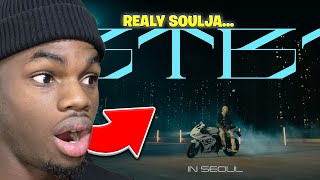 NO WAY SOULJA Elmsauce Reacts To BI 비아이 X Soulja Boy BTBT Feat DeVita [upl. by Ydnarb]