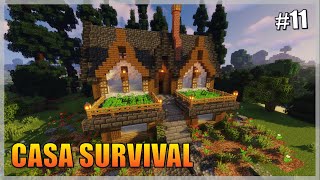 COME COSTRUIRE una CASA SURVIVAL – Minecraft Tutorial ITA Costruiamo  11 [upl. by Amer]