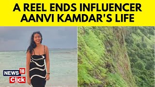 Influencer Aanvi Kamdar Dies After Falling 300Foot Off Kumbhe Waterfall While Filming Reel  N18V [upl. by Keram280]