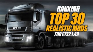 Ranking Top 30 Realistic Mods From Worst to Best in ETS2 149  ETS2 Mods [upl. by Sedruol336]