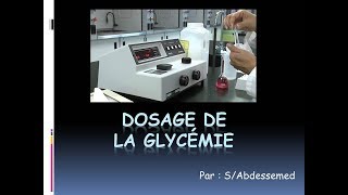 Dosage de la glycémie [upl. by Uhn]