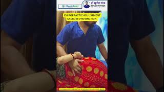 Sacrum pain chiropractic Adjustment drsuniltank chiropractor asmr [upl. by Nnayar]