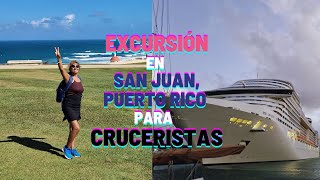 🥾EXCURSIÓN EN SAN JUAN DE PUERTO RICO LO QUE VERÁS CUANDO DESEMBARQUES DE UN CRUCERO sanjuan [upl. by Haneeja]