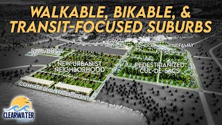 THIS is how you build a Walkable Bikable and TransitFocused Suburb  Clearwater County 76 [upl. by Kyrstin302]