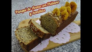 Delicioso Panqué de Avena y Plátano [upl. by Yahs]