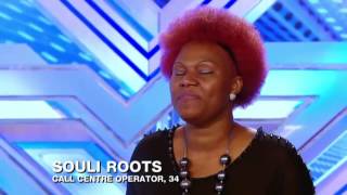 The Recession Song  Souli Roots  X Factor Audition [upl. by Nimsaj]