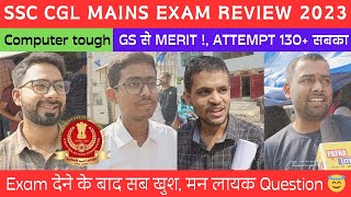 SSC CGL MAINS ANALYSIS 2023  MATH का जलवा GS हलवा  SSC CGL EXAM REVIEW  SSC CGL 2023 [upl. by Neelrahc969]