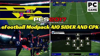 PES 2017 EFOOTBALL MODPACK AIO 2024 [upl. by Enrique]