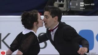 Anna CAPPELLINI e Luca LANOTTE World Championships 2017 Helsinki free dance 2° mance [upl. by Regnij]