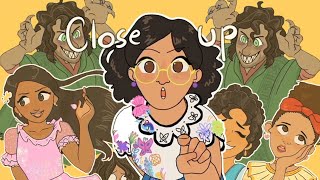 Close Up  Encanto Family Madrigal Meme Animation [upl. by Anavoig]