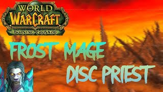 Classic TBC Beta Frost MageDisc Priest 2v2 [upl. by Eimak]