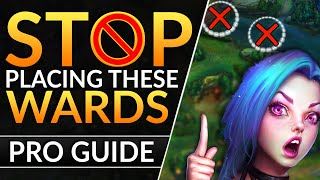 The 4 WORST WARDS Everyone Uses  BEST Vision Control Tips and Tricks  LoL Challenger Guide [upl. by Mychael]