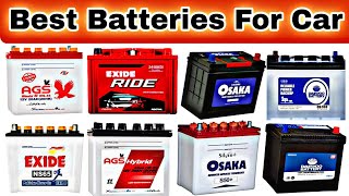 Best Batteries For Car  12 Volt Dc Batteries [upl. by Suirtimed]