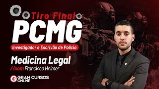 Tiro Final PC MG  Investigador e Escrivão de Polícia – Medicina Legal com Francisco Helmer [upl. by Oshinski664]