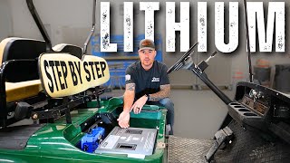 LITHIUM Upgrade For Your GOLF CARTSTEP By STEP Install [upl. by Emoreg767]