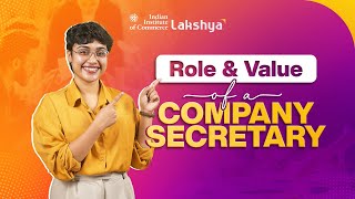 What is the Role of a Company Secretary in a Company  IIC Lakshya English [upl. by Odlanor285]