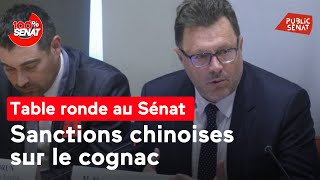 Sanctions chinoises sur le cognac  une table ronde au Sénat [upl. by Fraase]