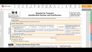 How to Fill W9 Form [upl. by Occor]