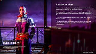 Destiny 2  A Spark Of Hope  Complete Walkthrough [upl. by Rodl]