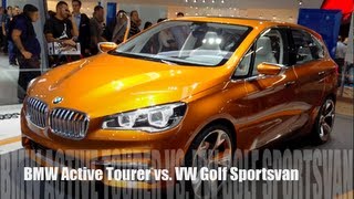 BMW Active Tourer vs Golf Sportsvan [upl. by Alia921]