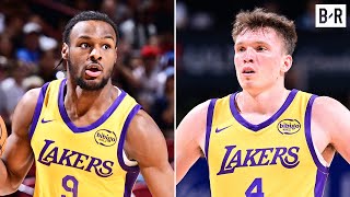 Bronny James amp Dalton Knecht Lead Lakers to Win vs Cavs  NBA Summer League 2024 [upl. by Jansen]