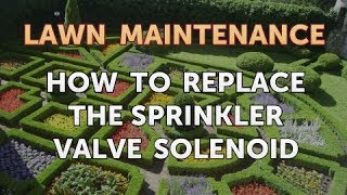 How to Replace the Sprinkler Valve Solenoid [upl. by Irotal]