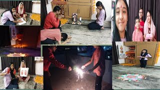 happy Diwali friends look friends daily vlogs Akshra chauhan official you tube channel [upl. by Enalahs]