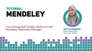 Cara mendapatkan sumber referensi melalui Mendeley Reference Manager [upl. by Vinaya]