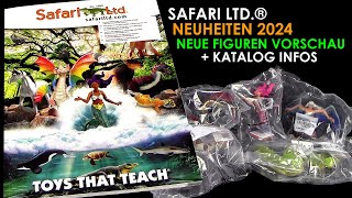 Safari Ltd ® Neuheiten 2024  Neue Figuren Unboxing Vorschau  Katalog Infos [upl. by Eatnoid]