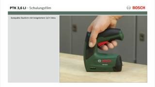 Tutorial AkkuTacker PTK 36 LI von Bosch [upl. by Little]