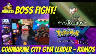 Highlight Pokémon X  Coumarine City Gym Leader  Ramos [upl. by Tarttan]