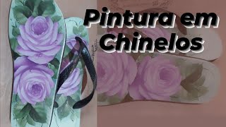 COMO FAZER PINTURA EM CHINELO FAÇA E LUCRE MUITO 💰💶 [upl. by Afton]