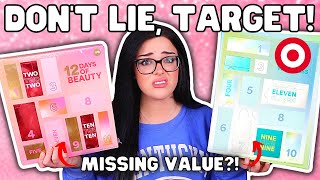 Target Caught LYING ABOUT VALUE  Double Target Advent Calendar Unboxing [upl. by Mehitable167]