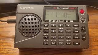 C Crane Skywave SSB2 Shortwave091824 China Radio International in English from Xianyang China [upl. by Boleyn]