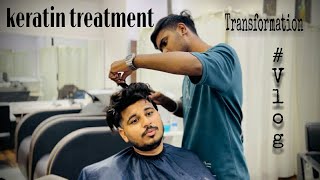 Keratin Hair Treatment  Hair cut  AJ Vlog [upl. by Schroder]