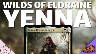 Yenna Redtooth Regent  Wilds of Eldraine Spoilers  Magic the Gathering [upl. by Edieh]