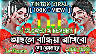 আছলে বান্ধীয়া রাখিবো গো তোমারে। Achole bandiya rakhibo Dj slowed reverb rimix lofi rimix song [upl. by Martica]