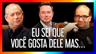 CIRO GOMES E SERGIO SACANI DIVERGEM SOBRE ELON MUSK [upl. by Arissa]