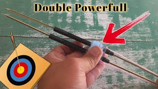 HOW TO MAKE A POCKET SLINGSHOT COMBINED BOTTLE CUP AND RUBBERBAND DOUBLE POWERFULL [upl. by Luapleahcim]