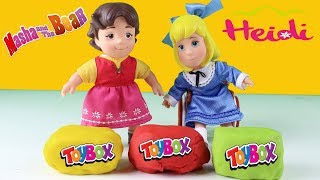 Maşanın Marketi Heidi Clara Sürpriz Hediye Alıyor Oyun Hamurunda Toybox Çizgi Film [upl. by Siegler]