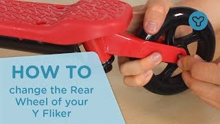 How to change the rear wheel of your Y Fliker [upl. by Moreland]