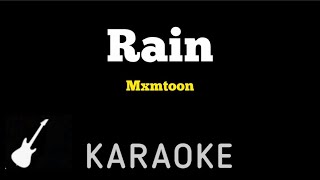 Mxmtoon  Rain   Karaoke Guitar Instrumental [upl. by Anirak]