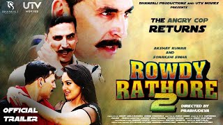 Rowdy rathore full movie HD akshay kumar sonakshi Sinhanew comedy movie [upl. by Oetsira]