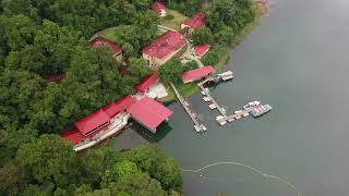 Drone video Smithsonian Tropical Research Institute field station Barro Colorado Island Panama [upl. by Birchard238]